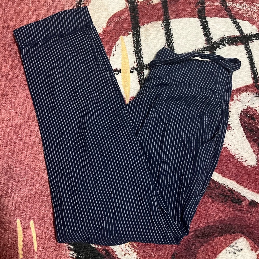 Blue striped bottoms